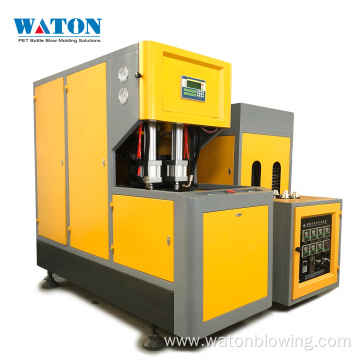 Pure water bottle semi automatic blow molding machine